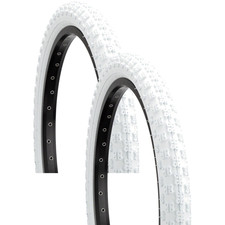 Confezione 2 Gomme Kenda K50 24x2.124 Clincher Filo Bianco 22tpi Bici BMX