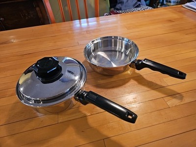 Vintage Kitchen Craft Pan Lot Of 2 Very Good 
