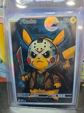 HandMade Per Order PokeTeamLegends Pokemon Card Holo PTL997 Jason Pikachu