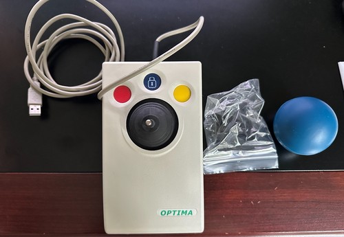 Optima Joystick with Gaming Features, compatible with USB and PS/2, PC's, & Macs