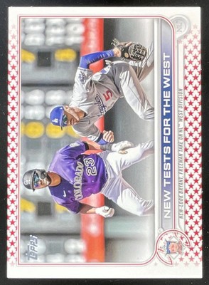 2022 Topps Update Independence Day #US4 New Tests For The West /76
