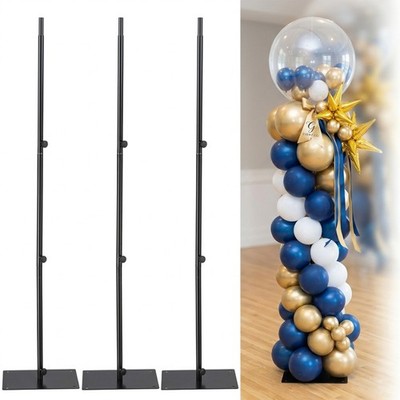 AplusChoice 3Pack Balloon Column Stand for Wedding Grand Opening Event Decor