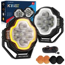 45 Inch Pod Lights Off-road Drivingspot Beam White Amber Drl Start-up Flowing 45 Inch Pod Lights Off-road Drivingspot Beam White Amber Drl Start-up Flowing