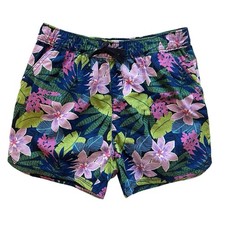 The Children's Place Girls Size 14 Shorts Floral Tropical 100 Cotton Pockets