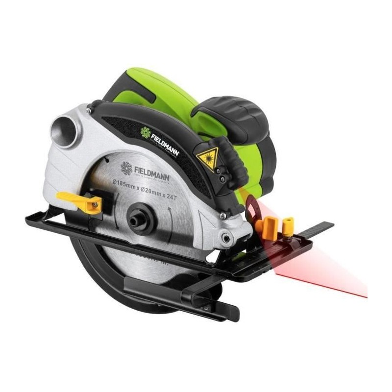 Scie circulaire Fieldmann FDK 201302-E de 1300W pour découpe précise du bois