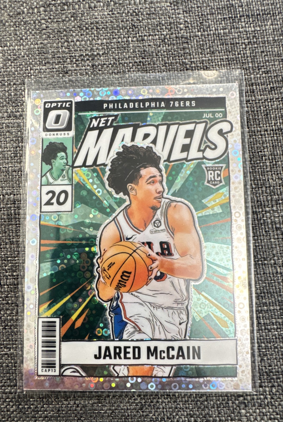 2024 25 Panini Donruss Optic - Net Marvels Jared McCain Fast Break Holo Prizm