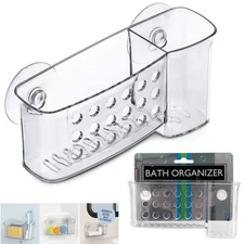 1 Bath Organizer Shower Caddy with Suction Cups for Bathroom Storage