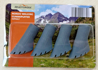 ADVENTURIDGE 4 Gummipuffer für Asphalt für Nordic-Walking-Stöcke unbenutzt OVP