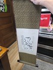 Qing Dynasty Japanese Scroll Artwork Rocks And Boulders — photo 1