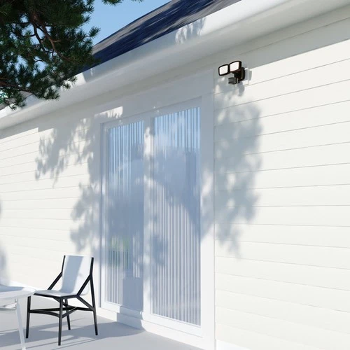 Vaxcel Lighting T0700 Outdoor Security 2 Light 11"W Adjustable - White - Picture 12 of 12