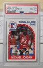 1989 Hoops Basketball Card #21 MICHAEL JORDAN Bulls Graded PSA 10 GEM MINT