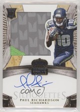 2014 Crown Royale Rookie Silhouettes RPS Gold 4/49 Paul Richardson #213 Auto 9s2