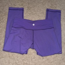 LULULEMON Crop Capri Purple Women’s Leggings Size 8