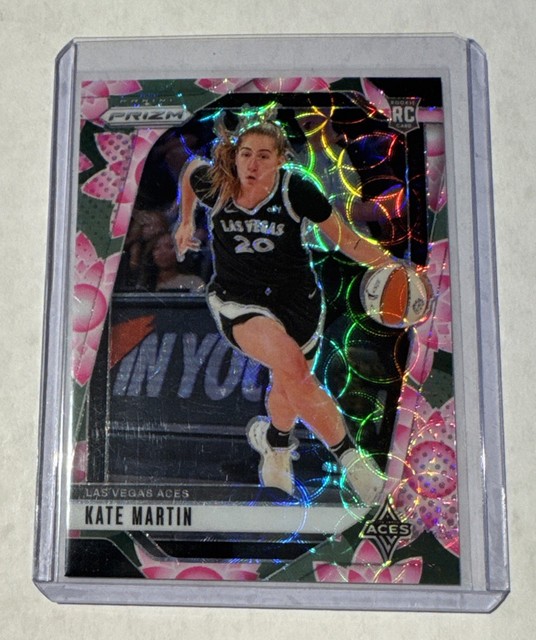 2024 Panini Prizm WNBA Kate Martin #126 FOTL Lotus Flower Prizm /3 (RC)