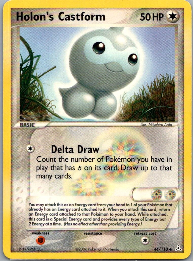 Holon's Castform 44/110 Uncommon Holon Phantoms Pokemon Lightly Played 1