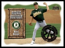 Mark Mulder Rookie Roundup 2001 Upper Deck #RR10 Oakland Athletics Baseball Card. rookie card picture