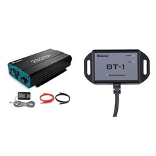 Renogy 2000W Pure Sine Wave Inverter 12V DC to 120V AC Converter Bluetooth ...