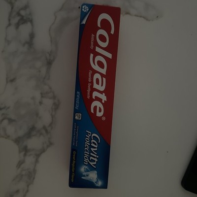 Colgate Cavity Protection Fluoride Toothpaste Anticavity Regular Flavor 6 oz