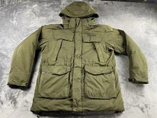 Marmot Down Jacket Men’s Large XL Green Mountain Parka Puffer Hooded