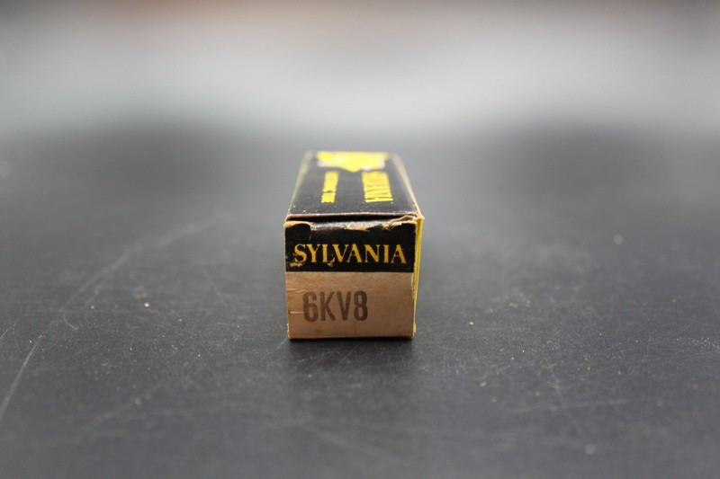 Sylvania 6KV8 Vacuum Tube Tests Good Hickok 800 Original Box Vintage USA