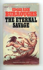 THE ETERNAL SAVAGE EDGAR RICE BURROUGHS ROY KRENKEL CVR VINTAGE PAPERBACK BOOK
