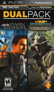 UMD Dual Pack: Syphon Filter: Dark Mirror + SOCOM: U.S. Navy SEALs -- Fireteam Bravo (Sony PSP, 2011)