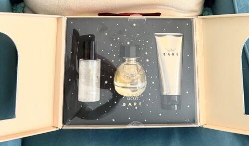 VS 3 Piece BARE Set 1.7oz Eau De Parfum Fine Fragrance Victoria’s Secret Lotion