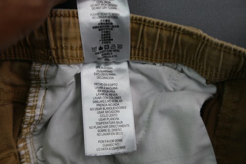 Levi's Jogger's Pants XL 13-15 Years Youth Tan Drawstring (Measure 27x27) - Picture 6 of 8