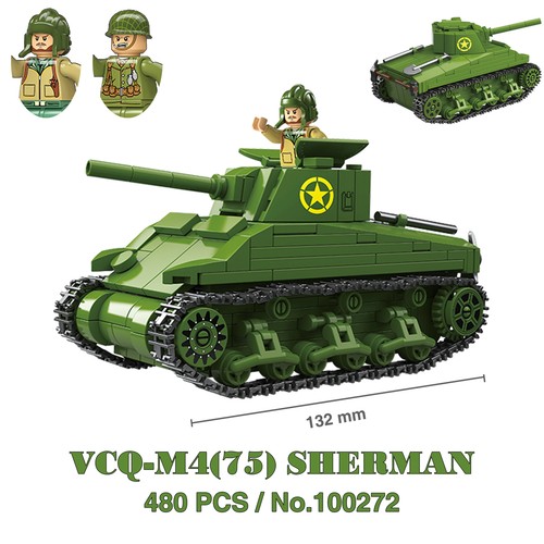 Military Tanks US Army Weapon Soldier Figure Model Building Block Brick Kid Toys - Picture 26 of 44