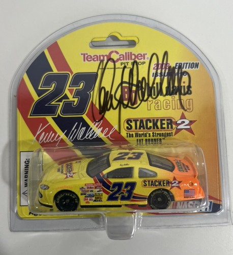 Autographed 2003 Kenny Wallace #23 Stacker Team Caliber NASCAR Diecast NEW - Picture 1 of 3