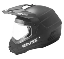EVS T5 Dual Sport Venture Helmet XL Matte Black DSHE18VS-BK-XL