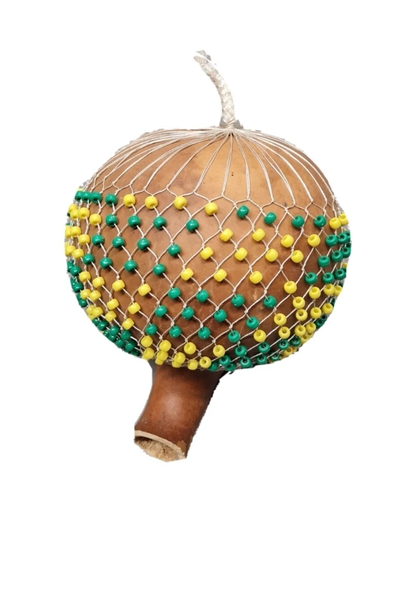 Shekere Instrument Beaded Percussion Musician Gifts African Drumming