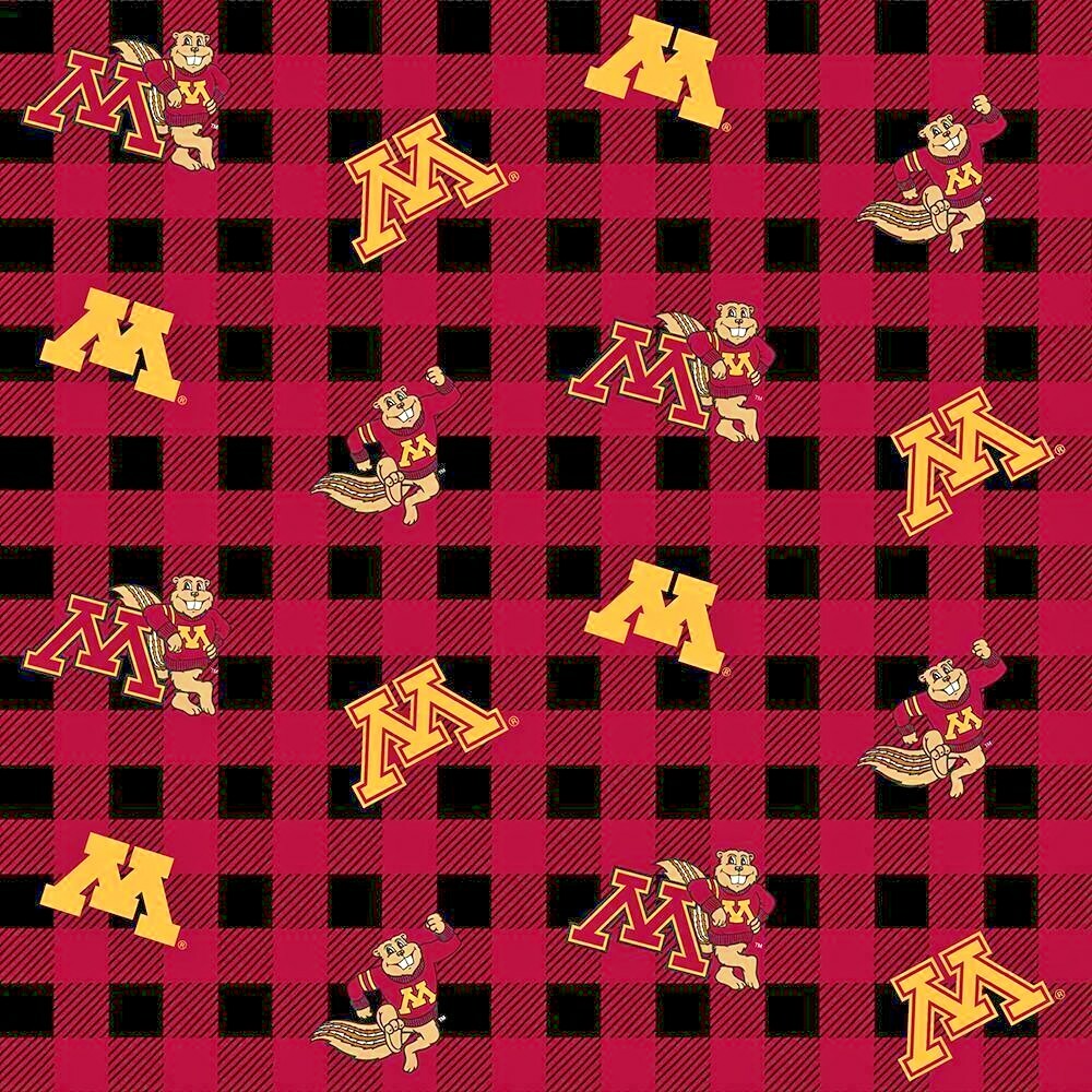 University of Minnesota College NCAA MIN 1207 Durable Cotton