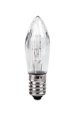 10x Spitzkerze E10 Ersatzbirnen Glühbirne Topkerzen für Lichterkette Schwibbogen
