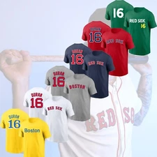 FAST SHIP - Jarren Duran #16 Boston Red Sox 2025 Name & Number For Fans