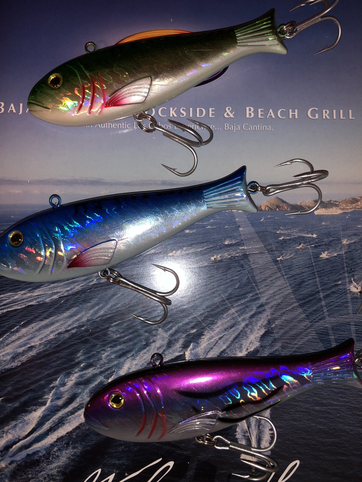 Set Of (2) Casting Plugs. (Holographic Wobblers Sinking Death! - Image 7