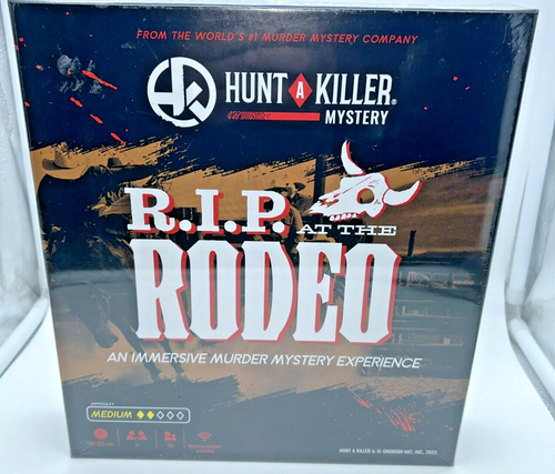Hunt A Killer RIP At The Rodeo Immersive Mystery Board Game