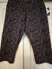 Dare 2b Womens Influential Lightweight 3/4 Gym Wicking Stretch Leggings Size 18