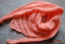 Dreiecktuch Stola Schultertuch gestrickt Halstuch Tuch handarbeit Wintertuch NEU