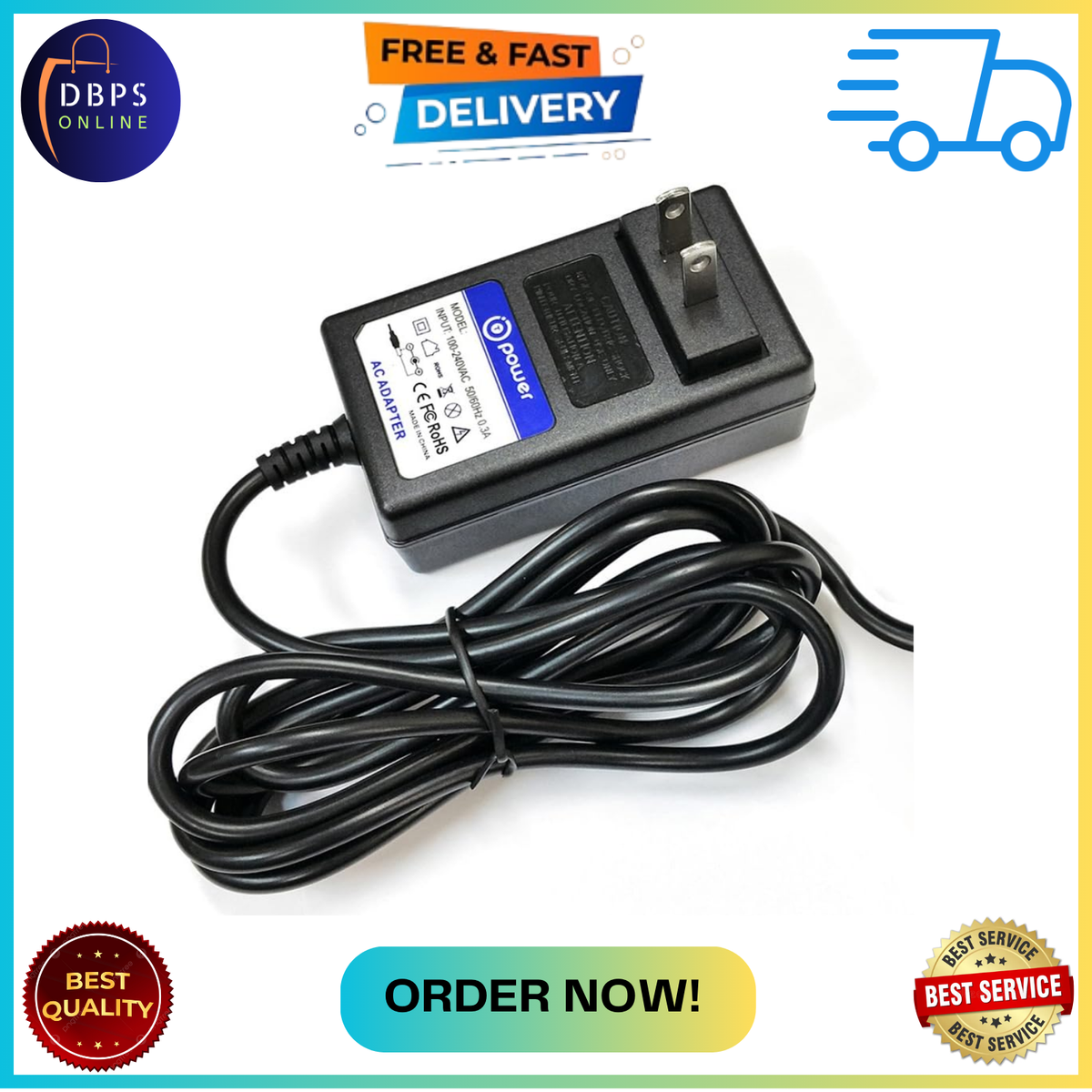 KURKUR 12V AC Adapter For Casio WK-1630 Ad-12ul Piano Keyboard DC - Foto 5