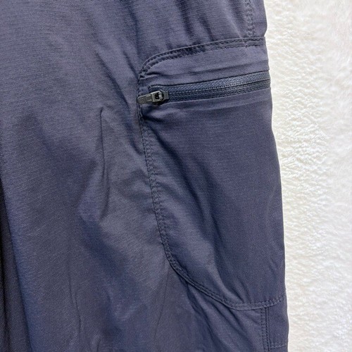 L.L.Bean Cresta Cargo Hiking Pants Women's 18 Gray Quick Dry Fleece Lined - Picture 8 of 13