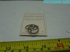 QTY 2: MELROSE AND MARKET SIZE 7 3 PCS RINGS NICKEL FREE 439114546423
