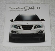Saab 9-4x - Features And Specifications - Two Panel Foldout Brochure - 2011