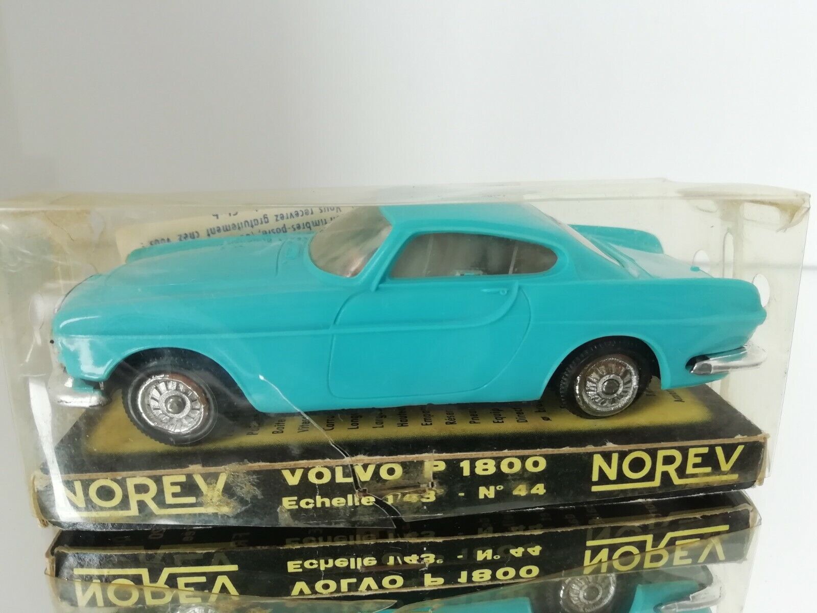 Norev no. 44 Volvo P1800 1:43 Blue In Box | eBay