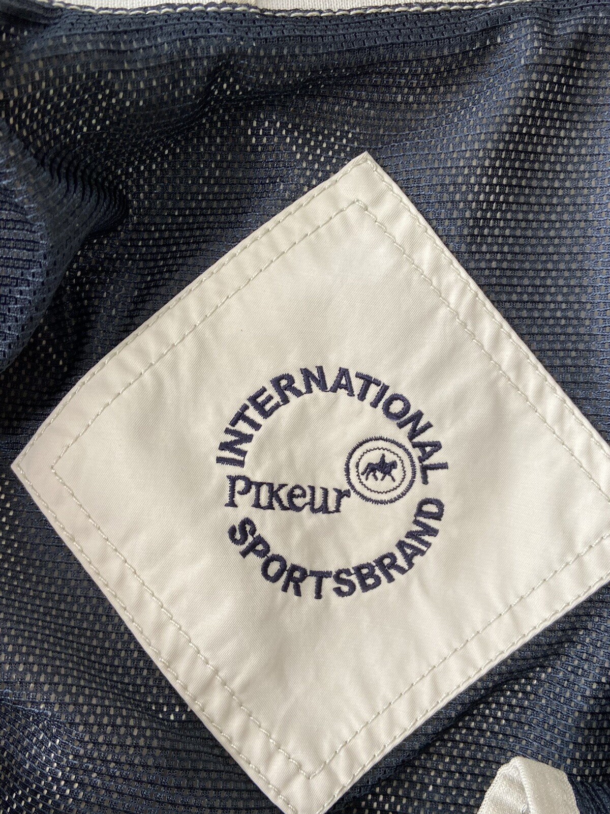 Pikeur International Size 10 Laurina Sports Brand Beige Full Zip Jacket