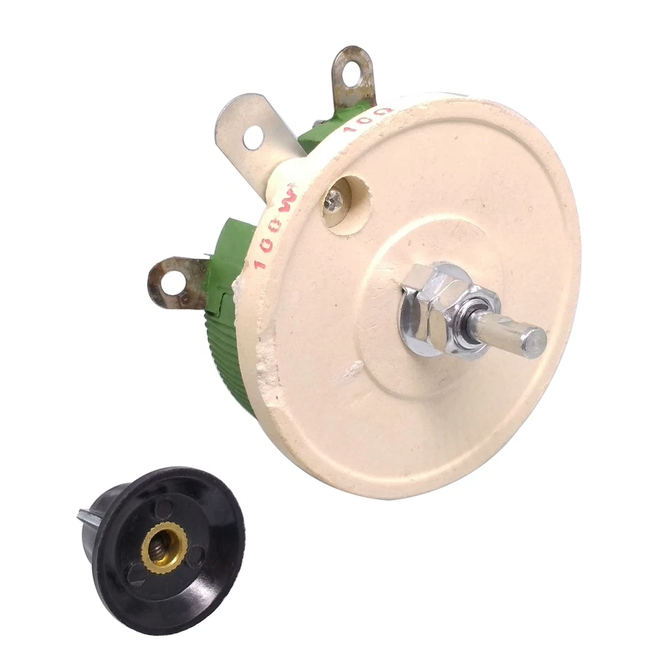 100W 10 OHM High Power Wirewound Potentiometer, Rheostat, variabler Widerstand - Bild 4 von 4