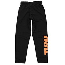 Boy's Nike Therma Dri-Fit Joggers Black Yellow Sz 4 86C845-004