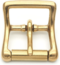 Solid Brass Belt Buckle Single Prong Buckle for , DIY Leather Craft SCBB