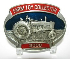 2000 IH International Farmall M Tractor Farm Toy Collector Belt Buckle Ltd Ed 9
