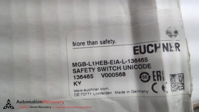 EUCHNER MGB-L1HEB-EIA-L-136465, LOCKING SET, 136465, NEW #296266